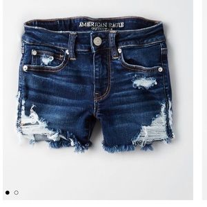Midi Ripped American Eagle Outfitter Jean Shorts